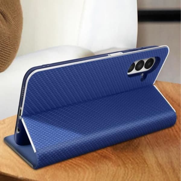 Fodral som är kompatibelt med Samsung Galaxy A13 5G och A04s Carbon Blue Fodral