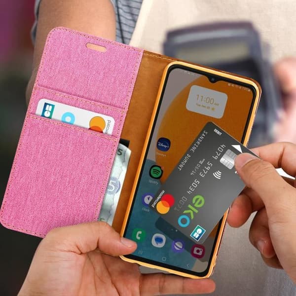 Fodral kompatibelt med Samsung A23 5G och M23 5G Pink Fodral