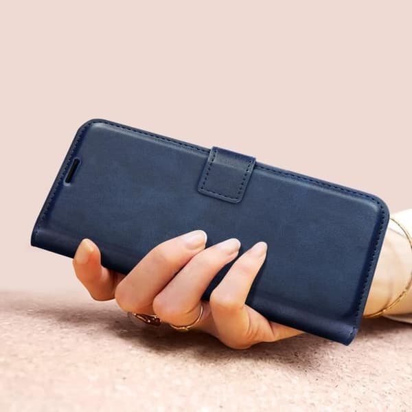 Sony Xperia 10 V Prestifold Fodral, Blå Fodral