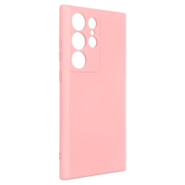 Fodral kompatibelt med Samsung Galaxy S23 Ultra Semi-rigid Pink Fodral