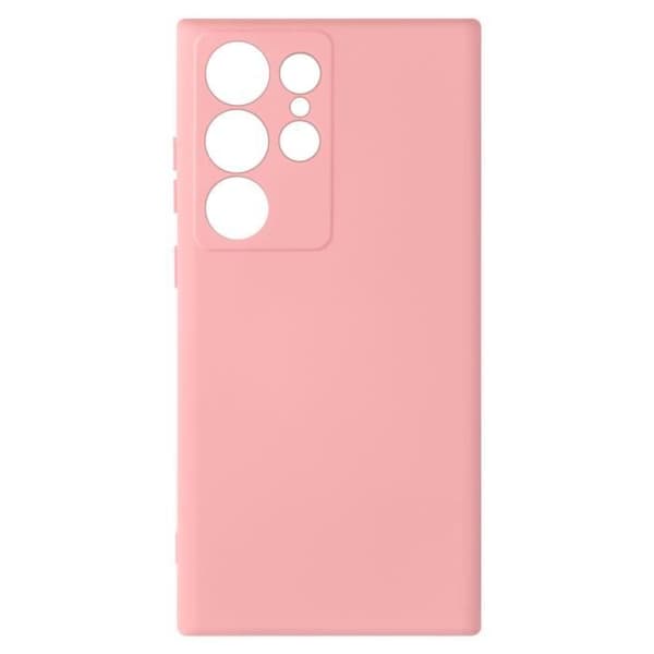 Fodral kompatibelt med Samsung Galaxy S23 Ultra Semi-rigid Pink Fodral