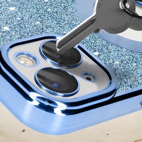 Blå glitter fodral för iPhone 13