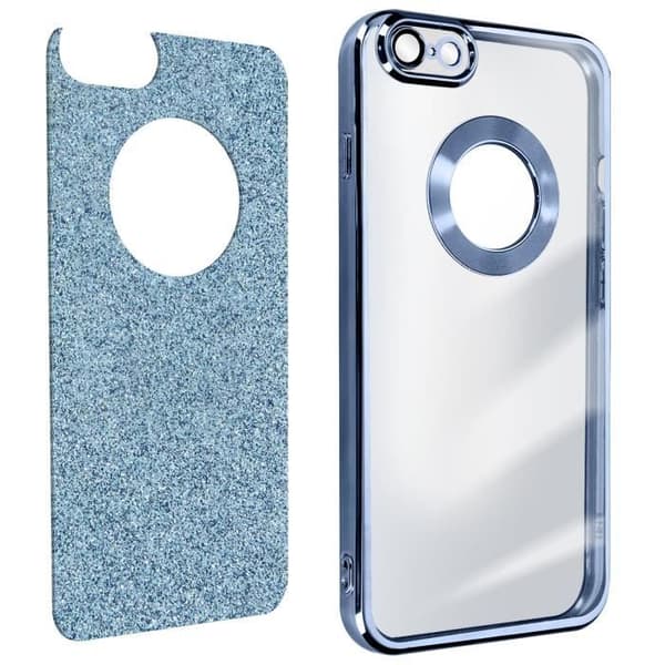 Blått glitterfodral till iPhone 6s Plus