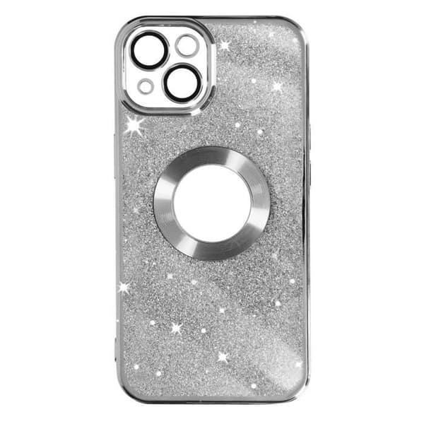 Silver Glitter iPhone 13 fodral