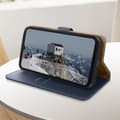 Miniatyrbild 4 av 4: Läderfodral som är kompatibelt med Samsung Galaxy Xcover 6 Pro Midnight Blue Flip-fodral