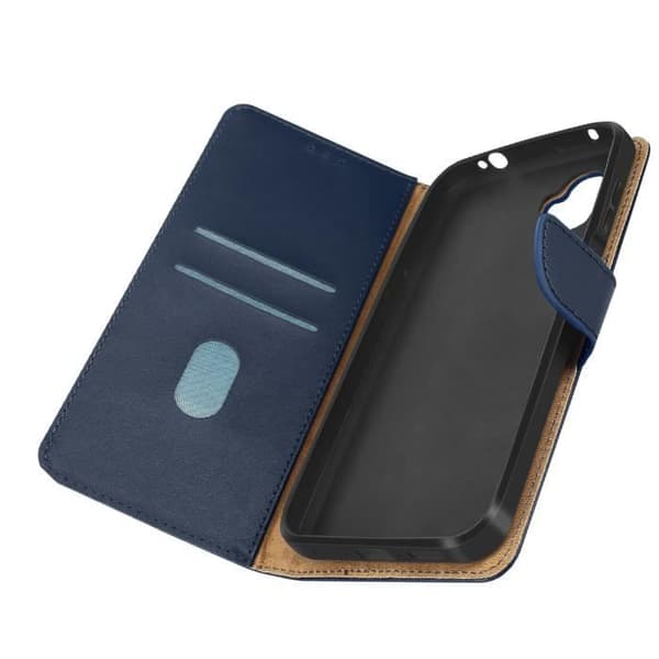 Läderfodral som är kompatibelt med Samsung Galaxy Xcover 6 Pro Midnight Blue Flip-fodral