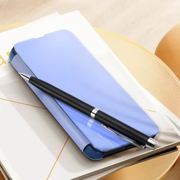 Spegelfodral kompatibelt med Samsung A34 5G Blue Case