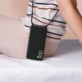 Miniatyrbild 3 av 4: Cord Cover kompatibel med Samsung Galaxy S23 Plus Black Cord Cover