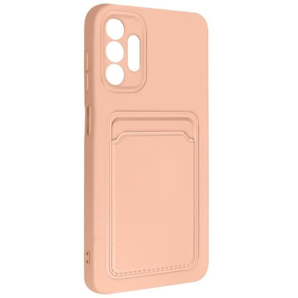 Fodral Kompatibel med Samsung A04s korthållare Rosa fodral