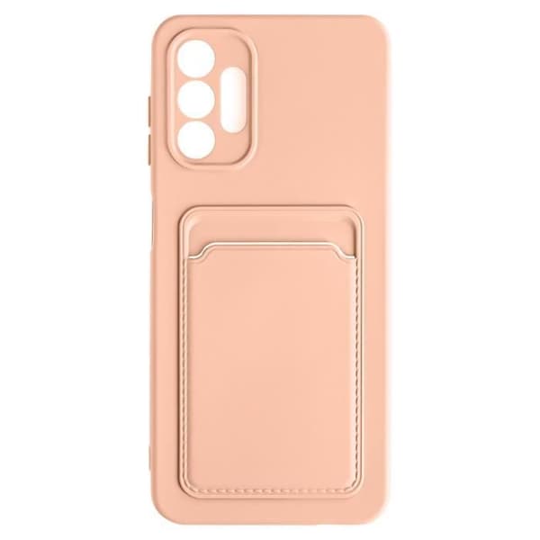 Fodral Kompatibel med Samsung A04s korthållare Rosa fodral