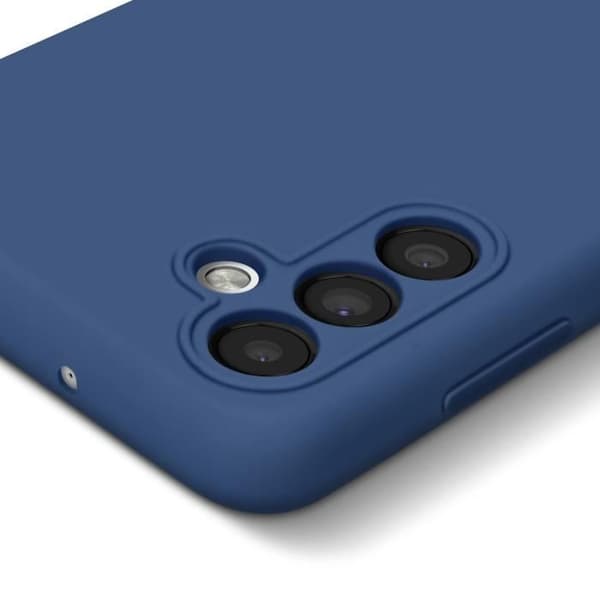 Silikonfodral kompatibelt med Samsung Galaxy A13 5G, A04s blått fodral