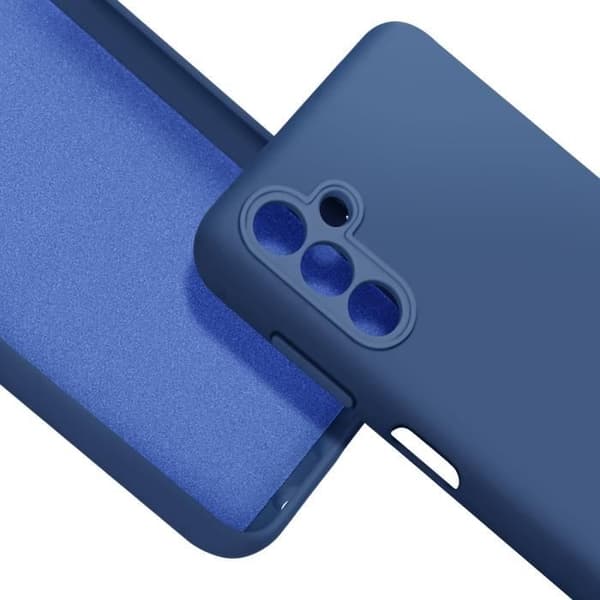 Silikonfodral kompatibelt med Samsung Galaxy A13 5G, A04s blått fodral