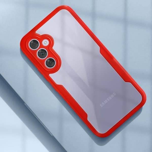 Inbyggt fodral som är kompatibelt med Samsung A34 5G Red Case