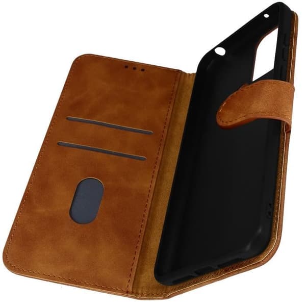 Fodral TCL 30 SE, 30E, 306 vintage Brown Clamshell fodral