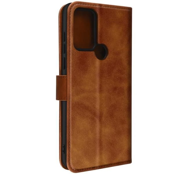 Fodral TCL 30 SE, 30E, 306 vintage Brown Clamshell fodral