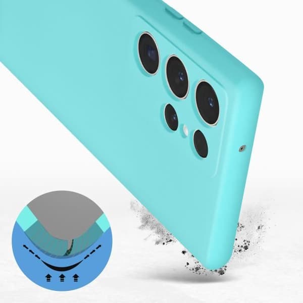 Fodral som är kompatibelt med Samsung Galaxy S23 Ultra Turquoise fodral