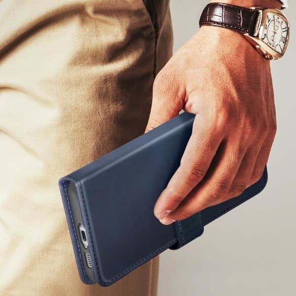 Fodral som är kompatibelt med Samsung S23 FE Vintage Midnight blue Clamshell-fodral