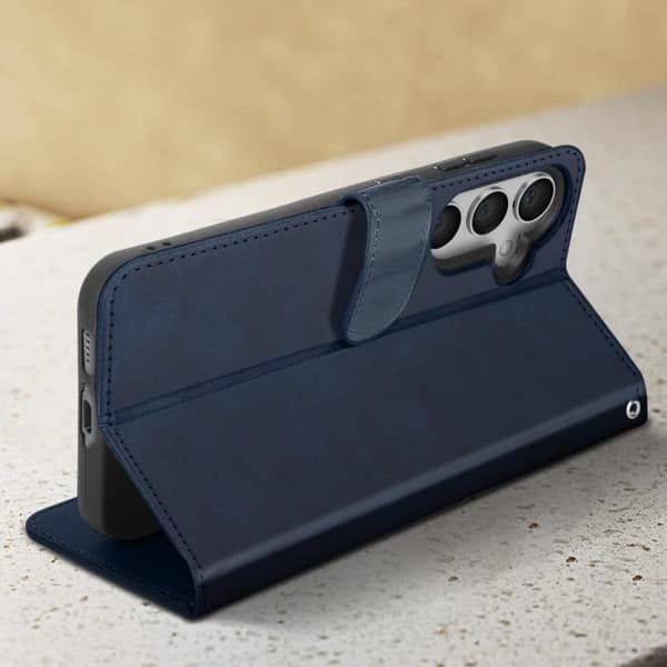 Fodral som är kompatibelt med Samsung S23 FE Vintage Midnight blue Clamshell-fodral