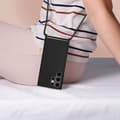 Miniatyrbild 3 av 4: Cord Cover kompatibel med Samsung Galaxy S23 Ultra Black Cord Cover
