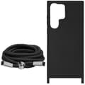 Miniatyrbild 2 av 4: Cord Cover kompatibel med Samsung Galaxy S23 Ultra Black Cord Cover