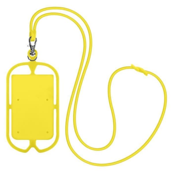 Universal Lanyard Case Gul korthållare Lanyard Case