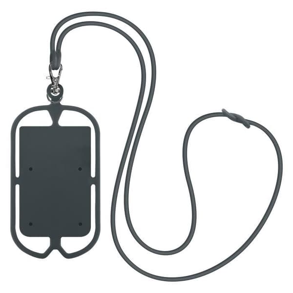 Universal Lanyard Case Grå korthållare Lanyard Case