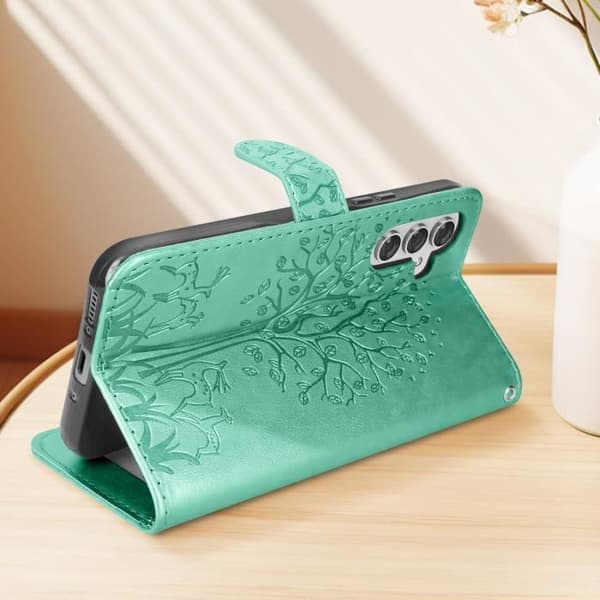 Fodral Kompatibel med Samsung Galaxy A54 5G Green Tree Pattern Fodral