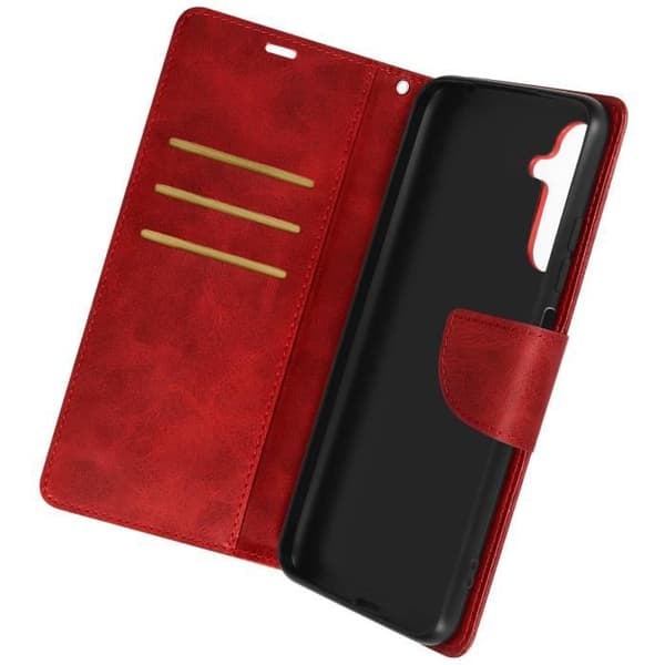 Fodral kompatibelt med Samsung A24 Wallet Red Fodral