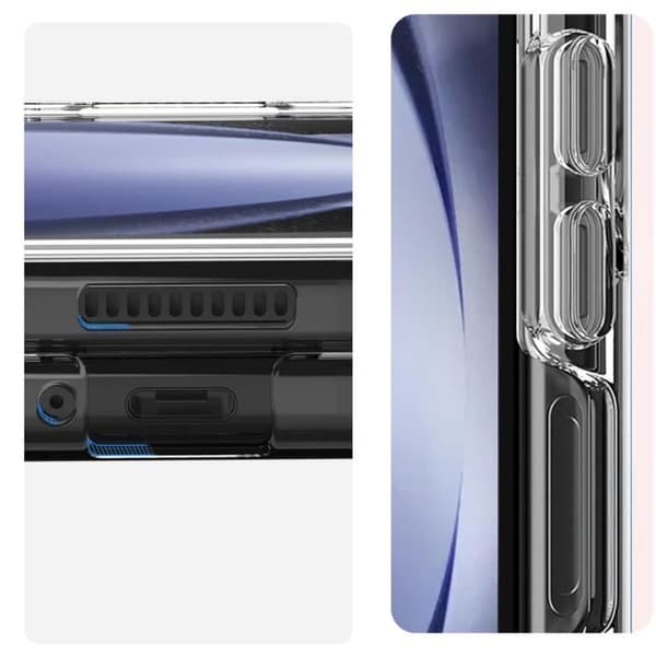 Fodral kompatibelt med Samsung Galaxy Z Fold 5 stötsäkert transparent