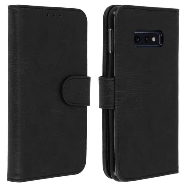 Hus för Samsung Galaxy S10e - AVIZAR - Plånboksfodral - Silikongel - Videostöd - Magnetisk