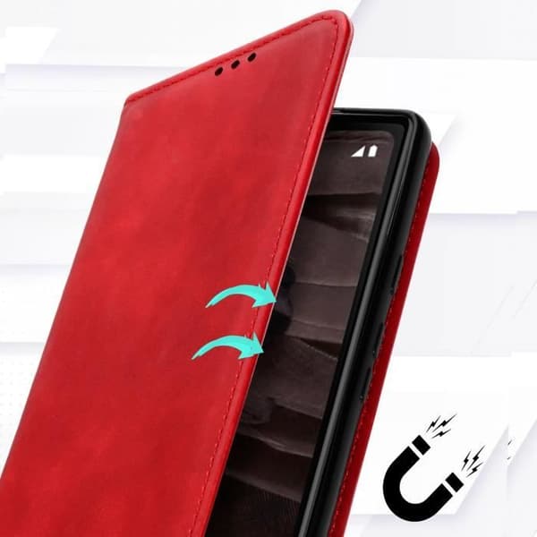 Google Pixel 7a Red Wallet Case