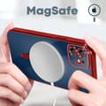 Miniatyrbild 3 av 4: MagSafe iPhone 12 Röd Silikonfodral Magsafe Fodral