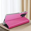 Miniatyrbild 3 av 4: Fodral Kompatibel med Samsung S23 Ultra Fabric Folio Pink Fodral