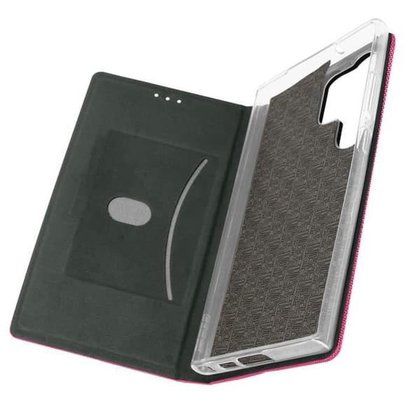 Fodral Kompatibel med Samsung S23 Ultra Fabric Folio Pink Fodral