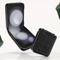 Miniatyrbild 3 av 4: Fodral som är kompatibelt med Samsung Galaxy Z Flip 5 Mandala Flower Black Cover