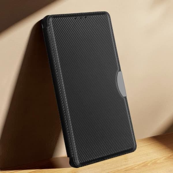 Fodral kompatibelt med Samsung S23 Ultra Carbon Black Fodral