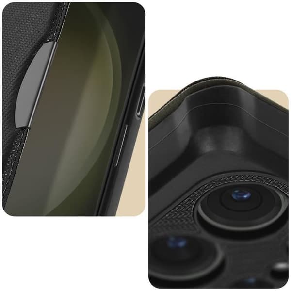 Fodral kompatibelt med Samsung S23 Ultra Carbon Black Fodral
