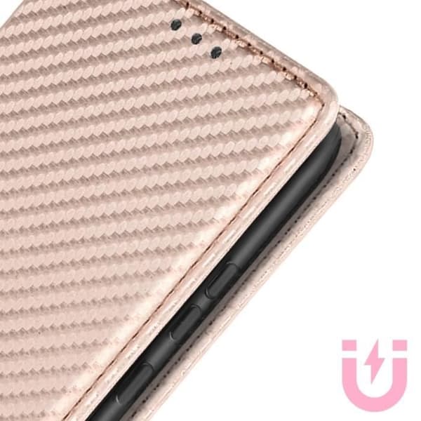 Kolfodral som är kompatibelt med Samsung Galaxy A34 5G roséguldfodral