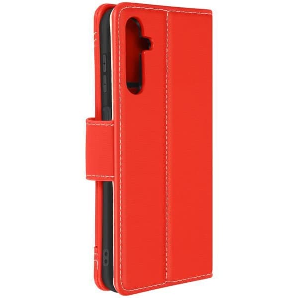 Foliofodral som är kompatibelt med Samsung Galaxy A14 4G och 5G Red Case
