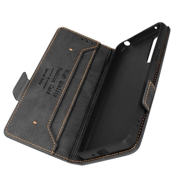 Sony Xperia 10 V Folio Stand Case Black Clamshell Case