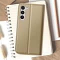 Miniatyrbild 4 av 4: Folioskal kompatibelt med Samsung S23 Plus Gold Flip-fodral