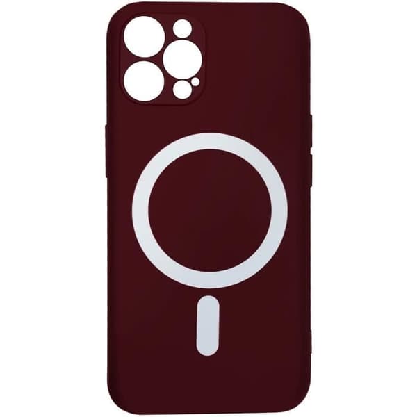 iPhone 12 Pro MagSafe Fodral, Burgundy Magsafe Fodral