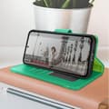 Miniatyrbild 4 av 4: Fodral kompatibelt med Samsung Galaxy A54 5G Wallet Green Fodral