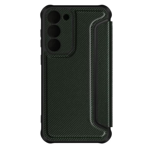 Fodral kompatibelt med Samsung S23 Plus Carbon Dark Green Fodral