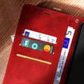 Miniatyrbild 4 av 4: Nokia G22 Rött plånboksfodral