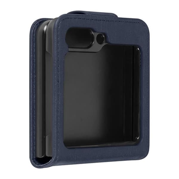 Flip-fodral till Samsung Galaxy Z Flip 5 Magnetic Tab Chesterfield Blue