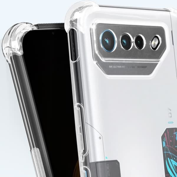Fodral till Asus Rog Phone 7 Ultimate Shockproof Soft Classic Bump Transparent
