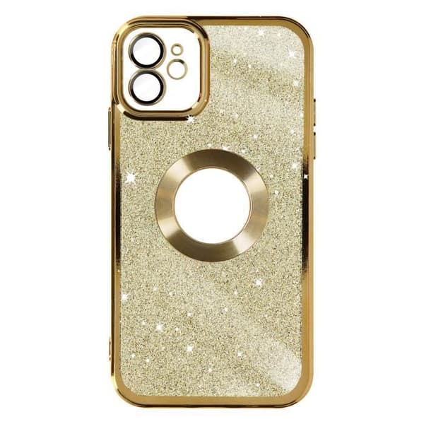 Coque iPhone 12 Paillette Or AVIZAR - Protecam Spark - Fin och lätt - Kameran helt skyddad
