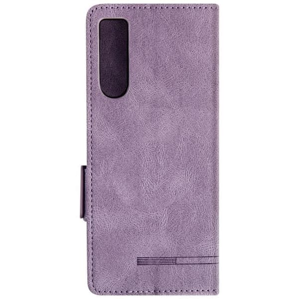 Xperia 10 V Folio Stand Case Lavender Flip Case