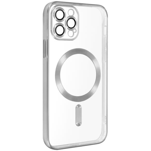 MagSafe iPhone 12 Pro Silver Skal Magsafe Fodral